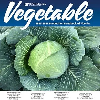 thumbnail for publication: Vegetable Production Handbook of Florida, 2025–2026 edition